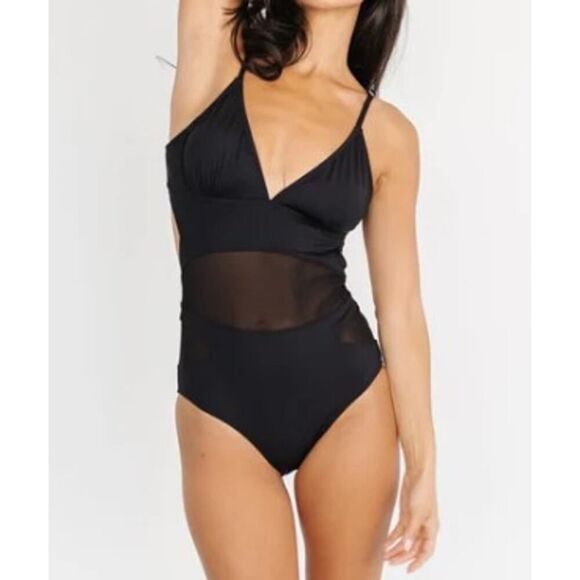 Baltic Born Envya Swimwear Odyssey One Piece Swimsuit in Navy Blue NWT Sz. M - Picture 1 of 8